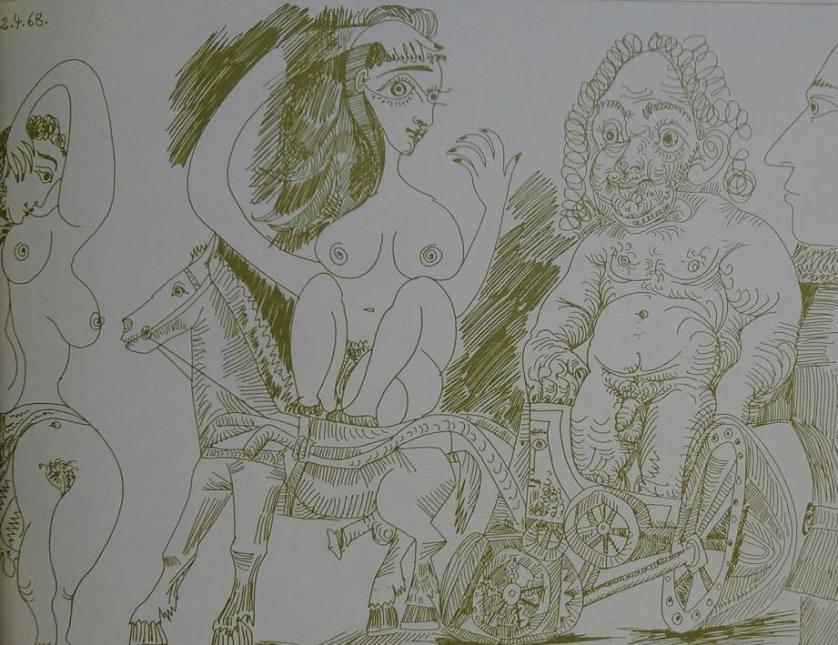 Avant Garce, Picasso&#39;&#39;s erotic gravures