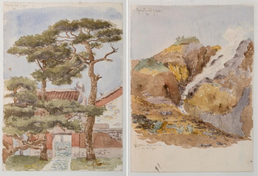 Felix Resurrection Hidalgo. Two Japan sketches