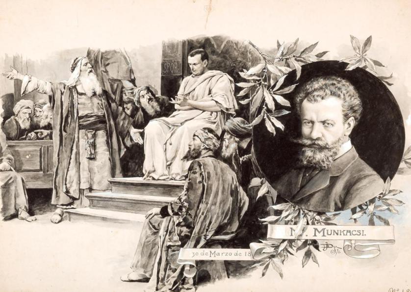 Ignacio Dieguez. Christ in front of Pilate