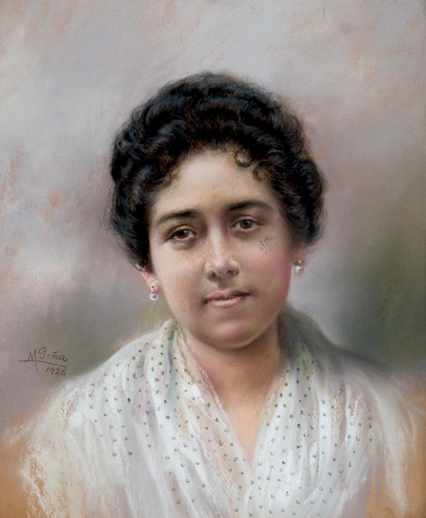 Maximino Peña. Retrato femenino