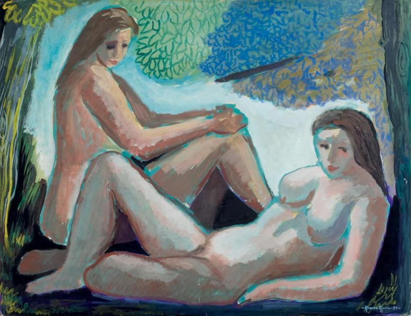 Matías Álvarez Ajuria. Dos mujeres desnudas
