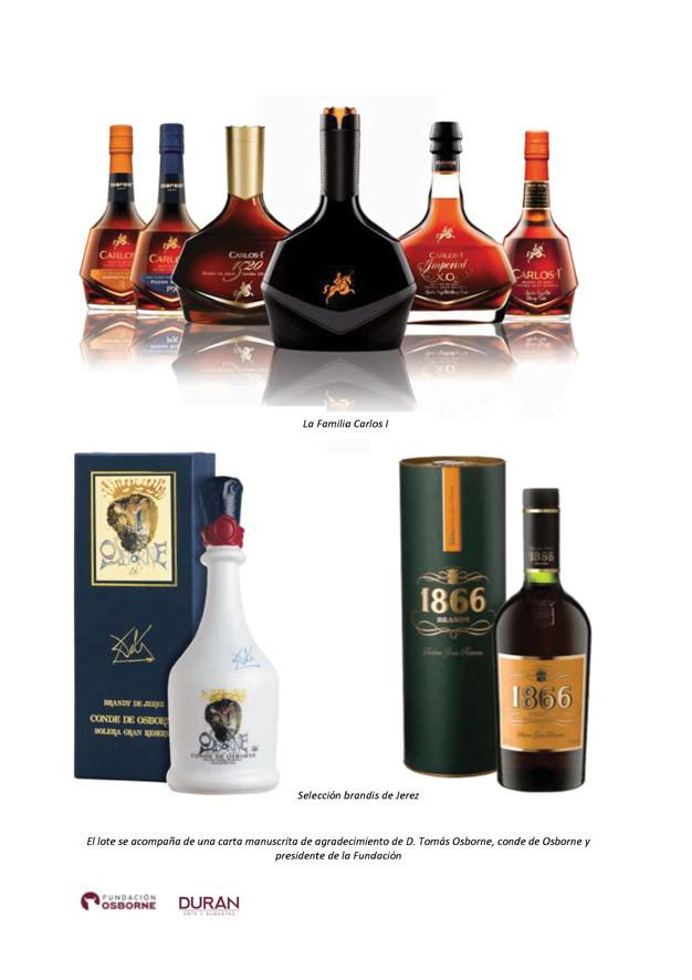 selection of Brandy from Jerez
