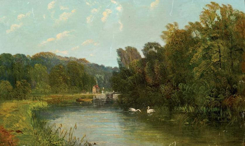 Robert Weir Allan. El lago, Ff. XIX.