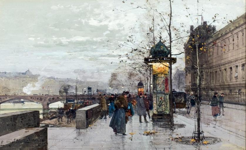Eugene Galien Lalou. Calle de París