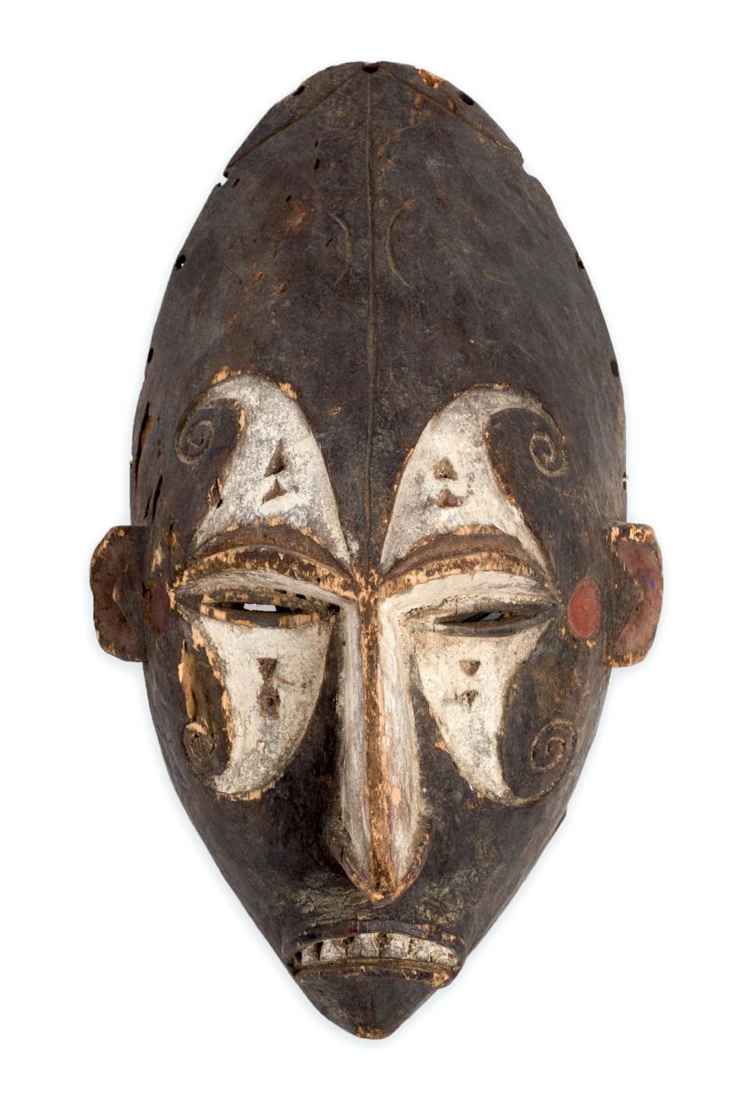 Máscara de madera. Costa de Marfil, S. XX