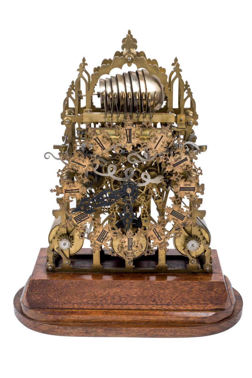 Reloj esqueleto inglés. Smith & Sons. S. XIX