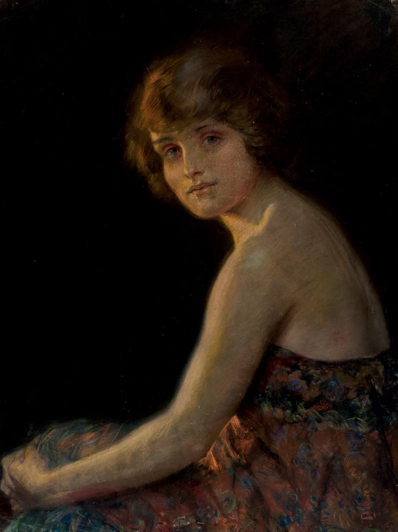 Albert Henry Collings. Retrato femenino