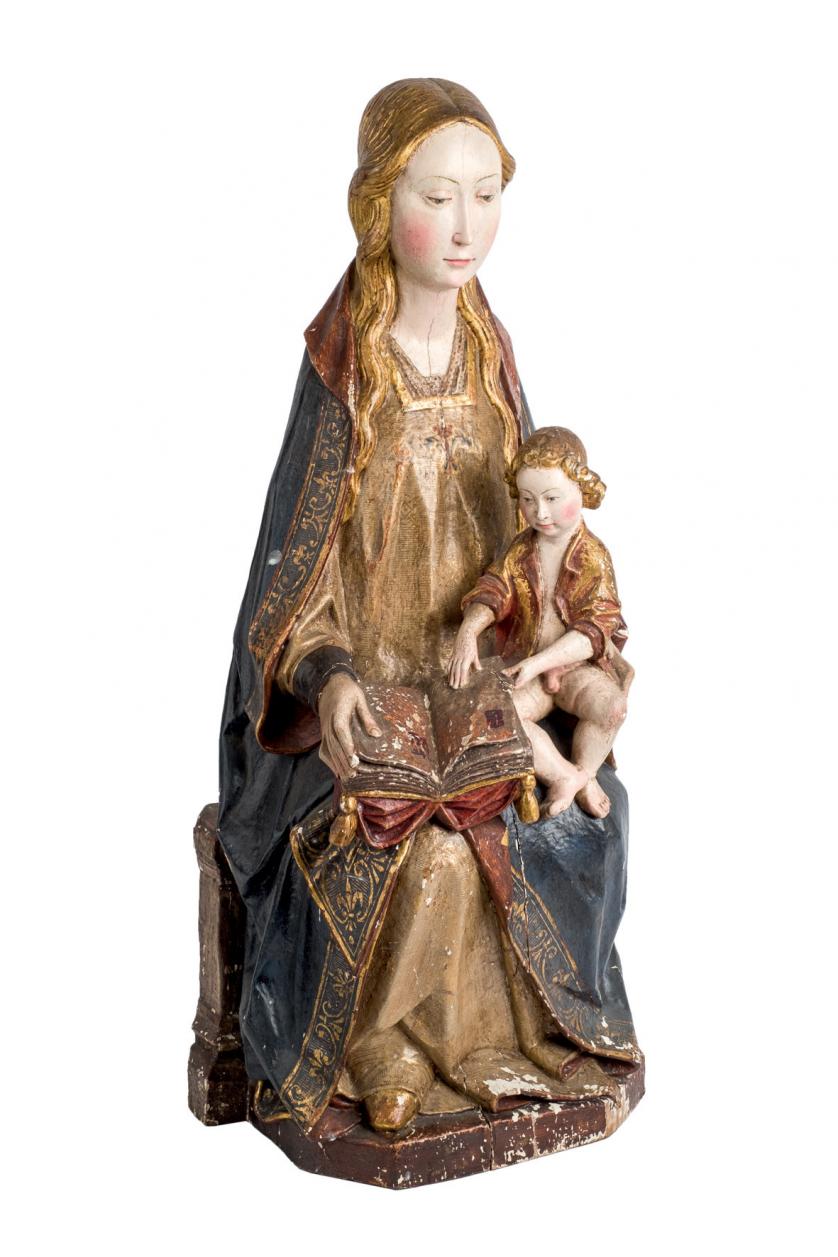 Atribuido a Gil de Siloe. Virgen con Niño S. XV
