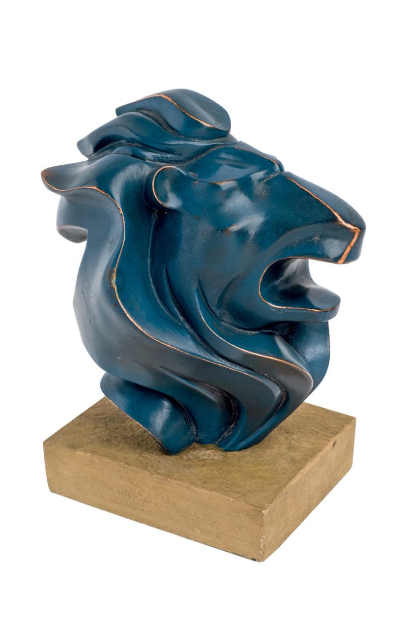 Cabeza de león Art Decó. S. XX