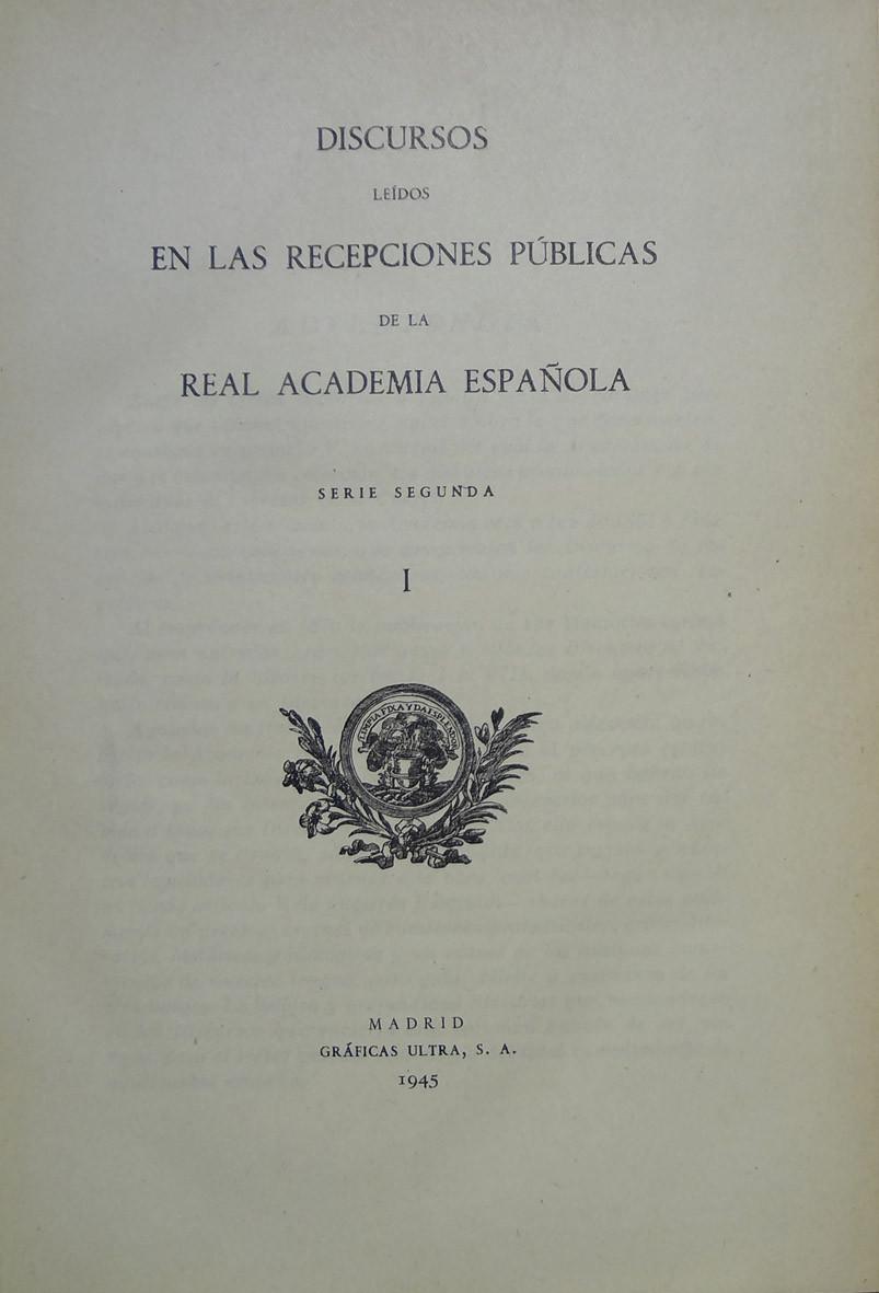 Recepciones de la Real Academia Española