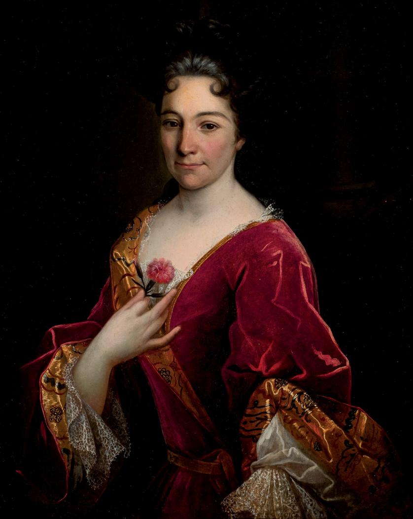Escuela Francesa S. XVIII. Retrato de dama