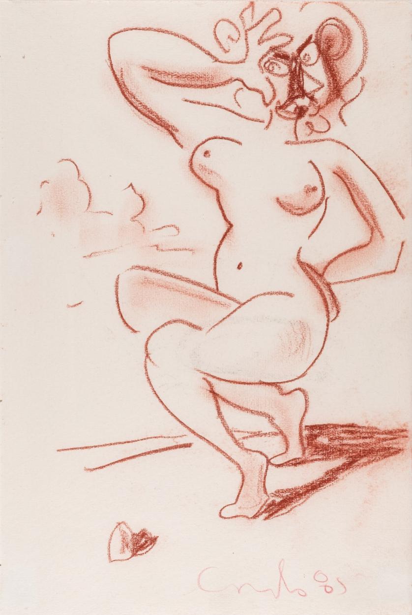 George Condo. Desnudo (1985)