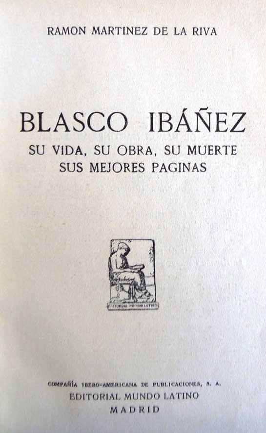 Martínez. Blasco Ibáñez