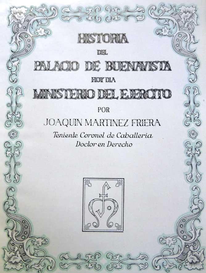 Martínez. Historia del palacio de Buenavista