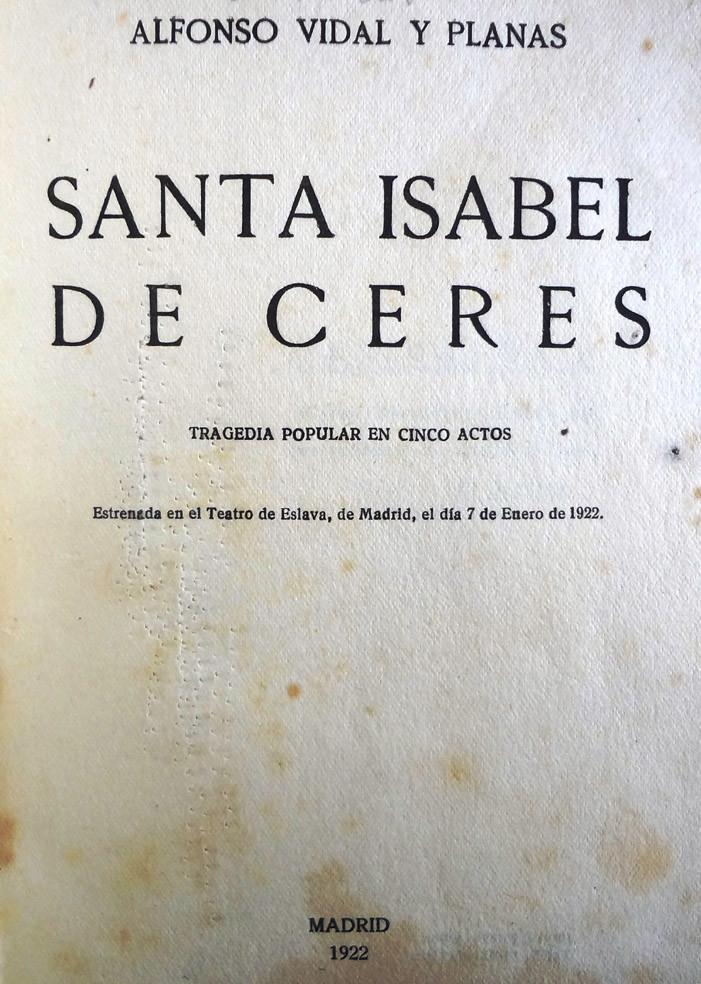 Vidal y Planas. Santa Isabel de Ceres