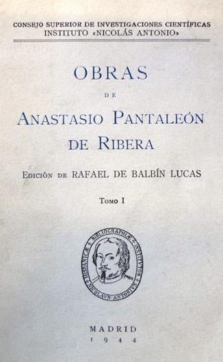 Pantaleón de Ribera. Obras