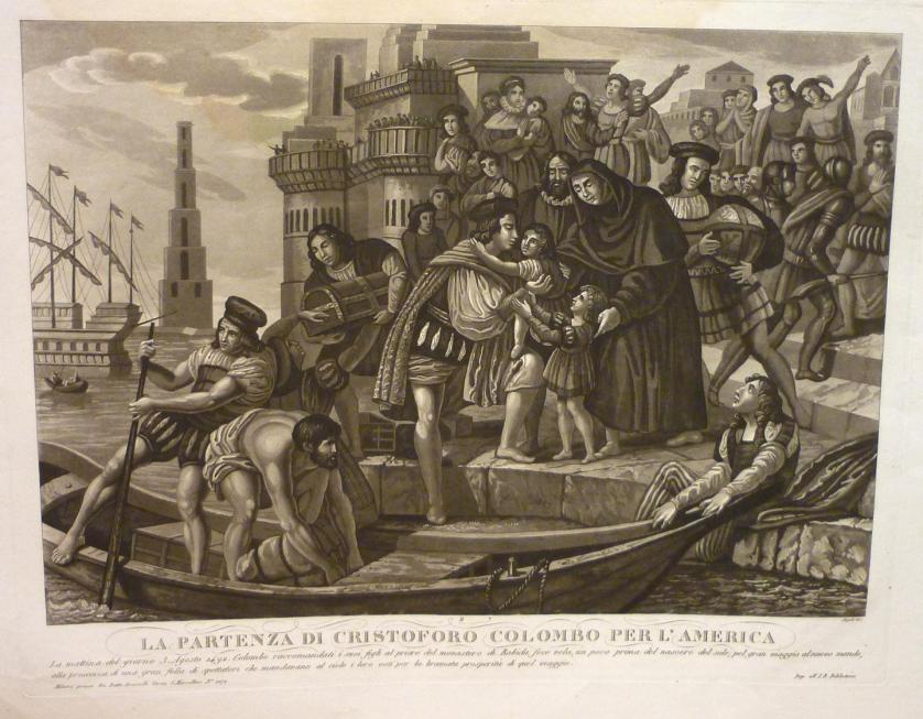 La partenza di Cristoforo Colombo