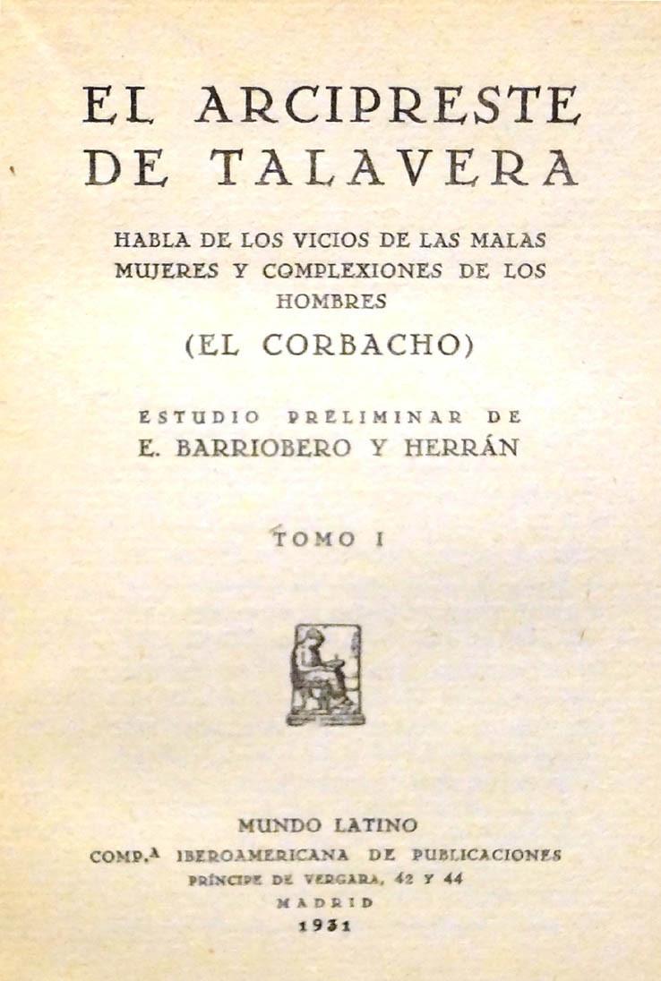 El arcipreste de Talavera