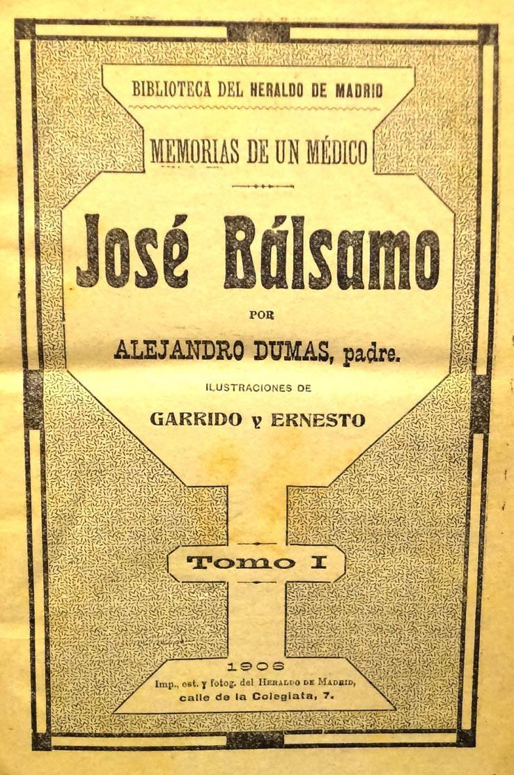 DUMAS José Balsamo
