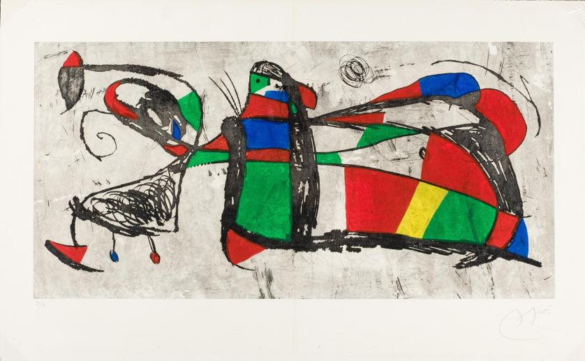 Joan Miro. Three Joans (1978)