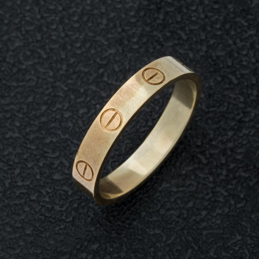 Cartier Love ring in yellow gold