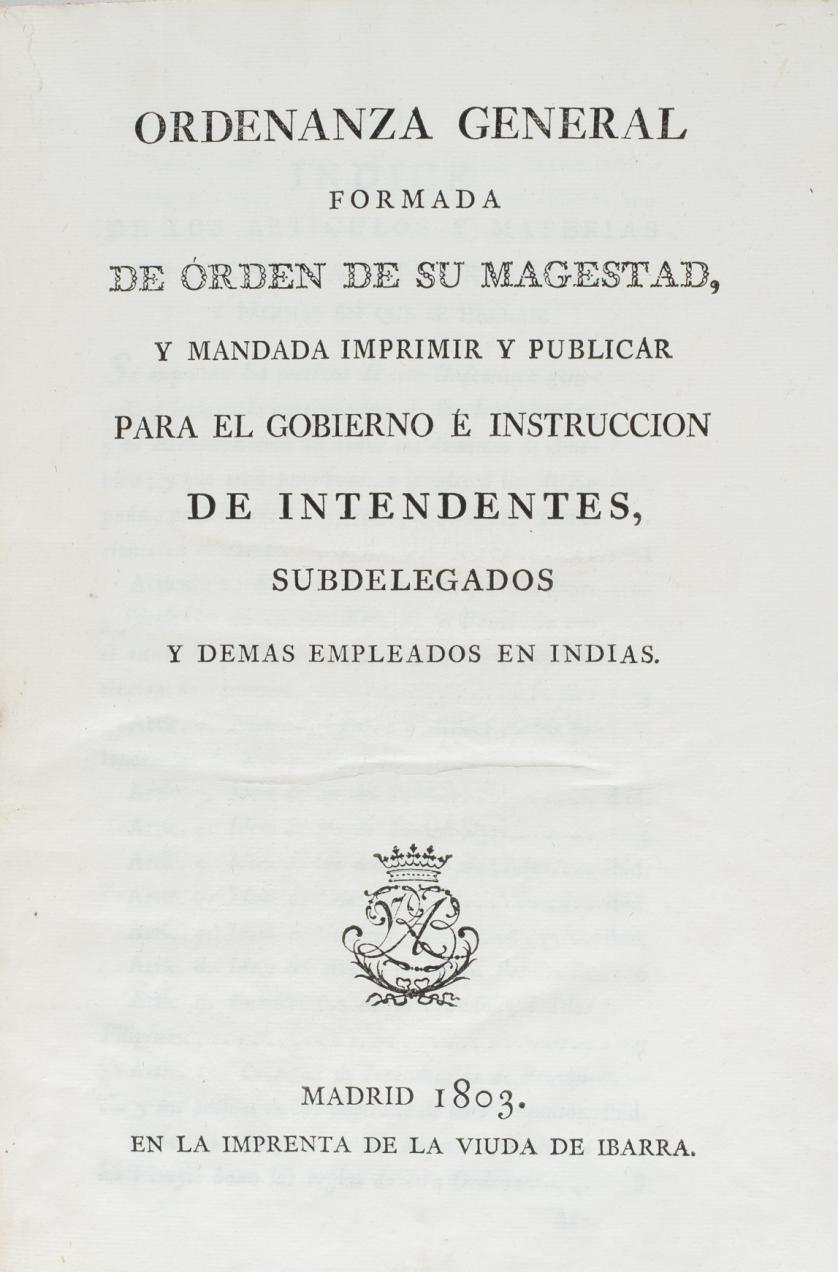 General Ordinance of the Indies