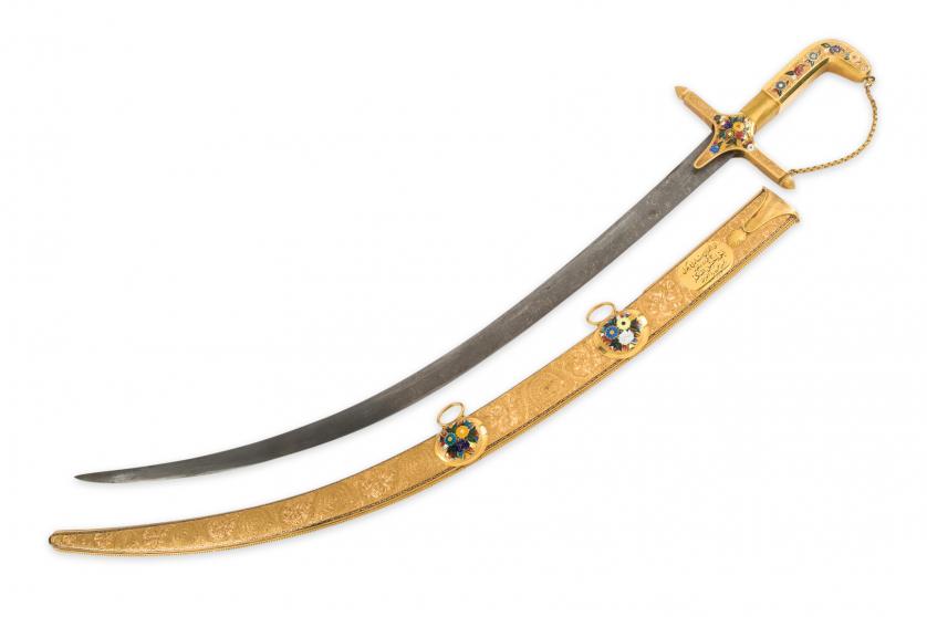 Espada de oro regalo General de Gaulle. 1969