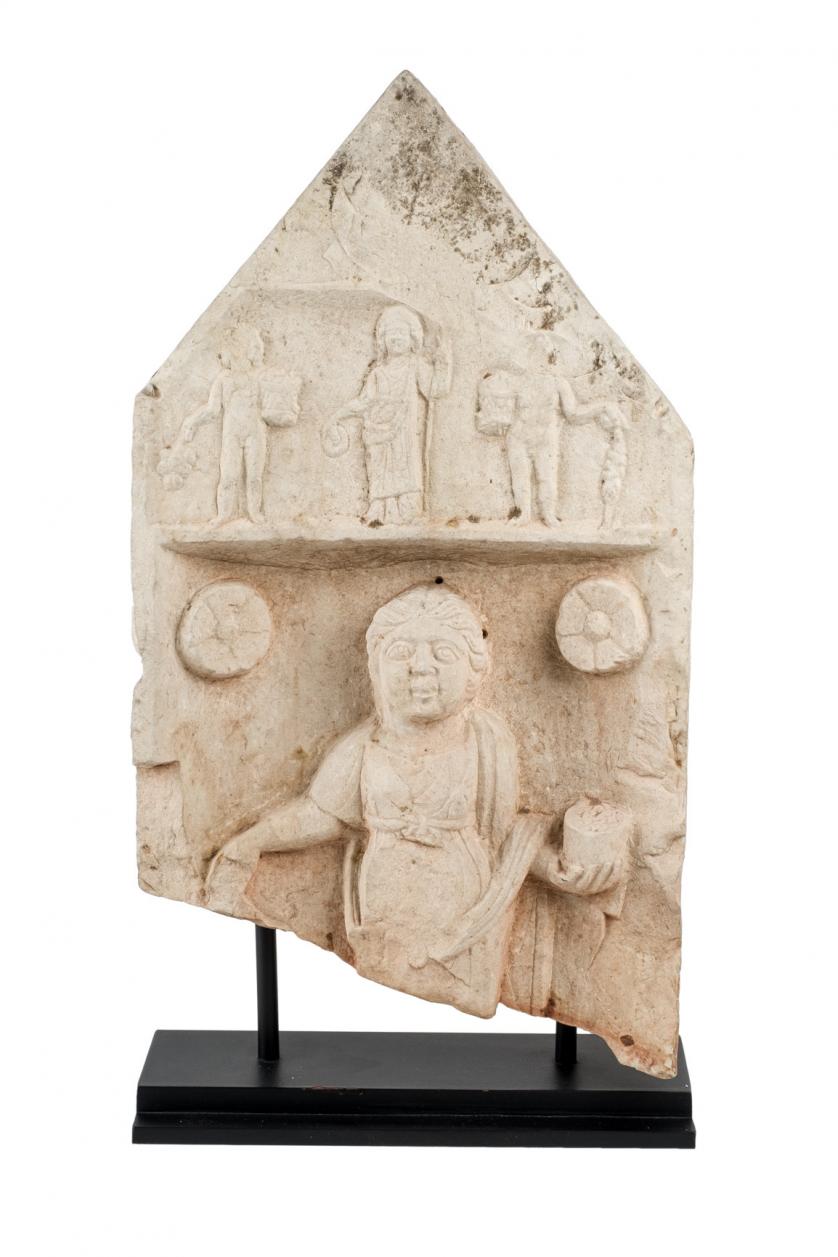Estela funeraria. Roma, Asia Menor S. III d.C